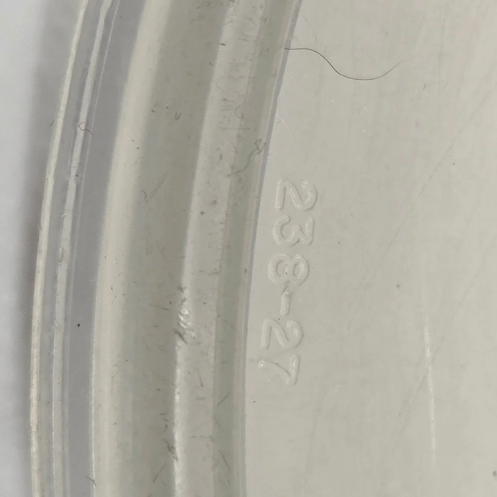 Tupperware Replacement Lid Seal  238-27 Clear Translucent Round Vintage‎